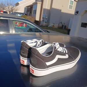 Vans Black and White Men's Shoes